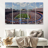 Bills Stadium 5 Pieces B Canvas Prints Wall Art - Painting Canvas, Multi Panels,5 Panel, Wall Decor
