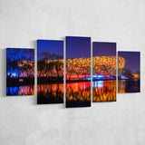 Birds Nest Beijing Stadium, Stadium Canvas, Sport Art, Large Canvas, Multi Panels, Canvas Prints Wall Art Decor