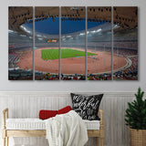 Birds Nest Olympic Stadium, Stadium Canvas, Sport Art, Gift for him, Multi Panels B, Canvas Prints Wall Art Decor