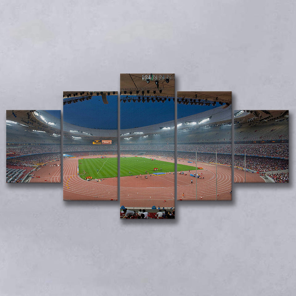 Birds Nest Olympic Stadium, Stadium Canvas, Sport Art, Large Canvas, Multi Panels, Canvas Prints Wall Art Decor