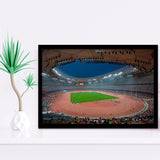 Birds Nest Olympic Stadium, Stadium Canvas, Sport Art, Gift for him, Framed Art Prints Wall Art Decor, Framed Picture