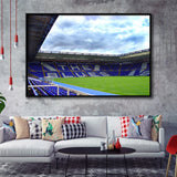 Birmingham City Stadium Framed Canvas Prints St Andrews Stadium Wall Art,Sport Stadium Art Prints, Fan Gift