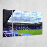 Birmingham City Stadium Canvas Prints St Andrews Stadium Wall Art,Multi Panels B,Sport Stadium Art Prints, Fan Gift