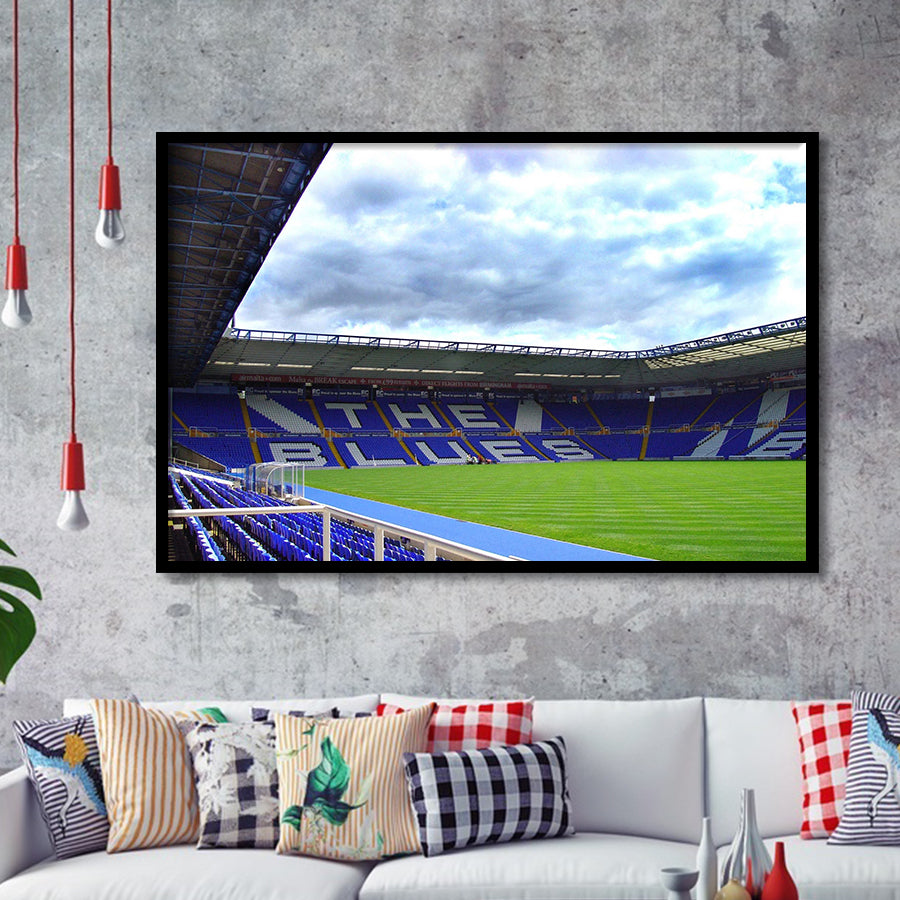 Birmingham City Stadium Art Prints St Andrews Stadium Wall Art,Sport Stadium Art Prints, Fan Gift, Wall Decor