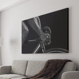 Black And White Cycling Canvas Print Canvas Prints Wall Art Decor - Painting Canvas,Home Decor, Ready to Hang