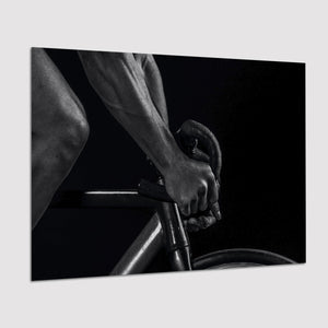 Black And White Cycling Canvas Print Poster Prints Wall Art Decor, Unframe, Poster Art