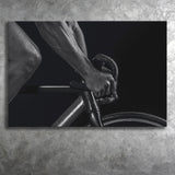 Black And White Cycling Canvas Print Canvas Prints Wall Art Decor - Painting Canvas,Home Decor, Ready to Hang