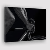 Black And White Cycling Canvas Print Canvas Prints Wall Art Decor - Painting Canvas,Home Decor, Ready to Hang