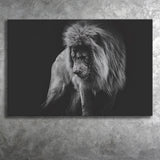 Black And White Lion, Lion Wall Art, Canvas Prints Wall Art Home Decor