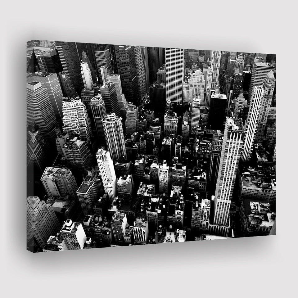 Black And White New York Canvas Prints Wall Art Decor - Painting Canvas,Home Decor, Ready to Hang