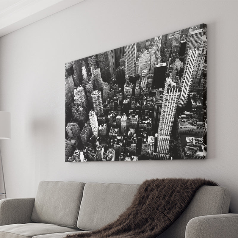 Black And White New York Canvas Prints Wall Art Decor - Painting Canvas,Home Decor, Ready to Hang