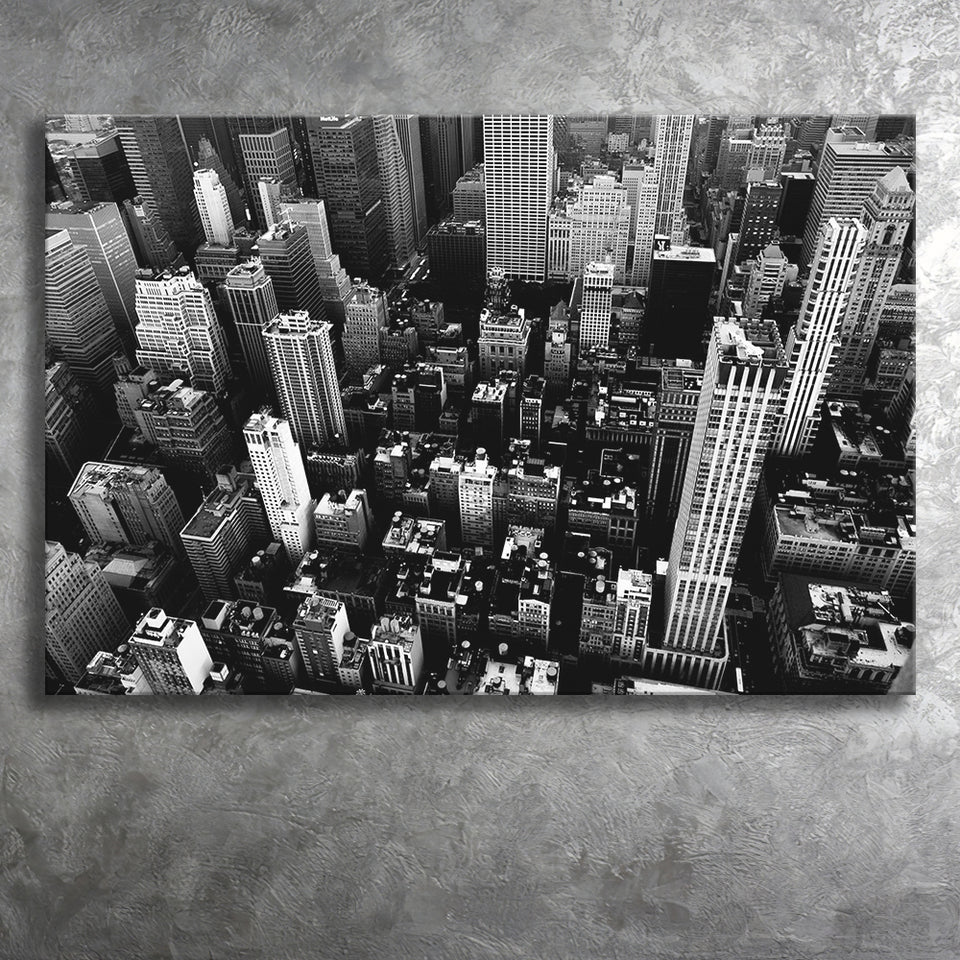 Black And White New York Canvas Prints Wall Art Decor - Painting Canvas,Home Decor, Ready to Hang