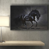 Black Horse Art Canvas Prints Wall Art Decor - Paiting Canvas, Art Prints, Wall Decor, For Sale