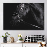 Black Horse Photo Canvas Prints Wall Art Decor - Painting Canvas,Home Decor, Ready to Hang