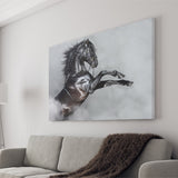 Black Horse Canvas Prints Wall Art - Canvas Painting, Painting Art, Prints for Sale, Wall Decor, Home Decor