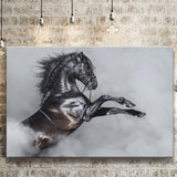 Black Horse Canvas Prints Wall Art - Canvas Painting, Painting Art, Prints for Sale, Wall Decor, Home Decor