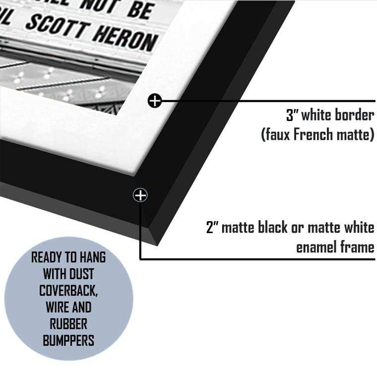 Black Lives Matter II-Black and white Art, Art Print, Plexiglass Cover
