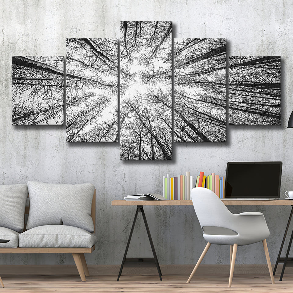 Black Tree Branches Extra Large Three Large Canvas Prints Multi Panels Wall Art Prints Home Decor