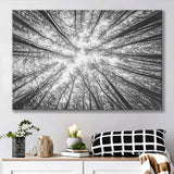 Black Tree Branches Extra Large Three Landscape Canvas Prints Wall Art Home Decor - Painting Canvas, Ready to hang