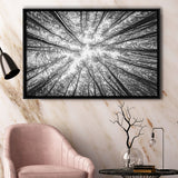 Black Tree Branches Framed Canvas Prints Wall Art Decor, Framed Picture, Floating Frame