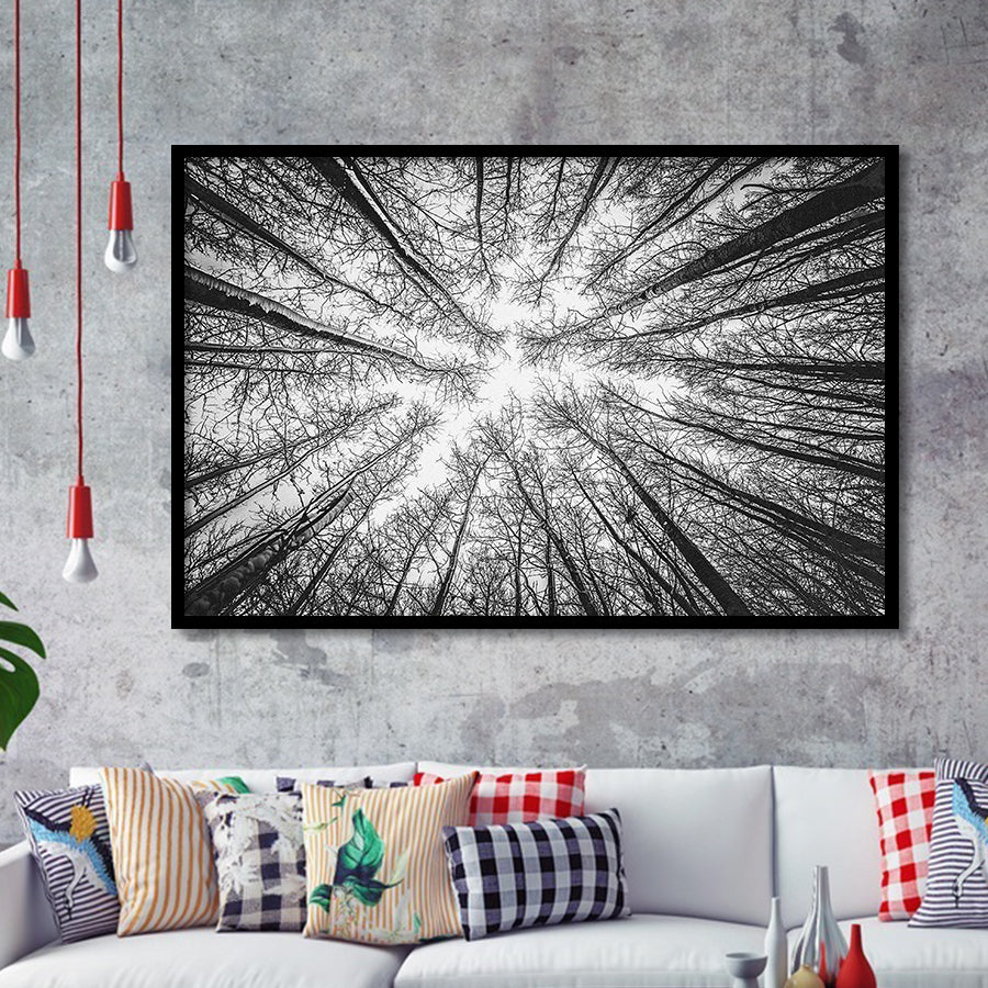 Black Tree Branches Framed Art Prints Wall Art Decor, Framed Picture, Home Decor