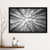 Black Tree Branches Framed Canvas Prints Wall Art Decor, Framed Picture, Floating Frame