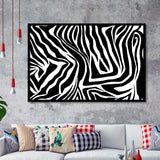 Black White Zebra Framed Art Prints Wall Art Decor, Framed Picture, Home Decor