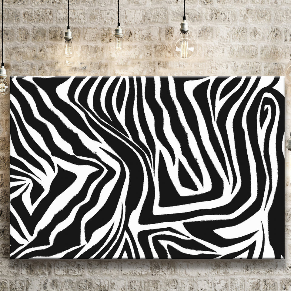 Black White Zebra Canvas Prints Wall Art Decor - Painting Canvas,Home Decor, Ready to Hang