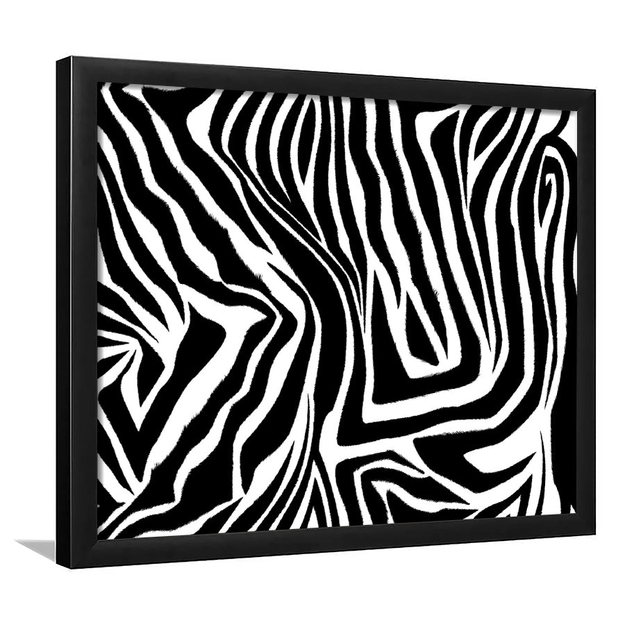 Black White Zebra Framed Art Prints Wall Art Decor, Framed Picture, Home Decor