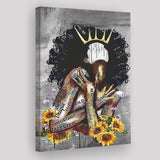 Black Women African American Black Queen Women Canvas Prints Wall Art - Painting Canvas, Home Wall Decor, Painting Prints, For Sale