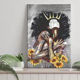 Black Women African American Black Queen Women Canvas Prints Wall Art - Painting Canvas, Home Wall Decor, Painting Prints, For Sale
