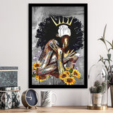 Black Women African American Black Queen Women Framed Art Prints Wall Decor - Painting Prints, Wall Art, Framed Picture, For Sale