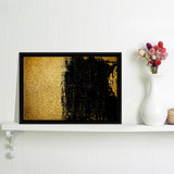 Black and Gold Modern Abstract Framed Canvas Prints Wall Art - Canvas Painting, Framed Art, Prints for Sale, Wall Decor, Home Decor