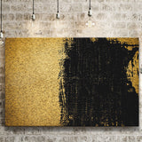Black and Gold Modern Abstract Canvas Prints Wall Art - Canvas Painting, Painting Art, Prints for Sale, Wall Decor, Home Decor