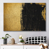 Black and Gold Modern Abstract Canvas Prints Wall Art - Canvas Painting, Painting Art, Prints for Sale, Wall Decor, Home Decor