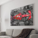 Black And Red Charles Leclerc F1 Canvas Prints Wall Art - Painting Canvas,Wall Decor,Art Print,Home Decor