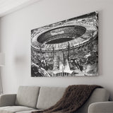 Black and White Maracana Stadium, Stadium Canvas, Sport Art, Gift for him, Fan Gift, Canvas Prints Wall Art Decor