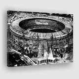 Black and White Maracana Stadium, Stadium Canvas, Sport Art, Gift for him, Fan Gift, Canvas Prints Wall Art Decor