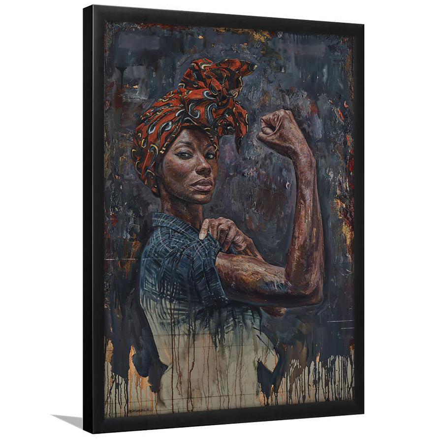 Black Women Strong Women Framed Art Prints Wall Decor - Painting Prints, Wall Art, Framed Picture, For Sale
