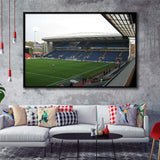 Blackburn Rovers Stadium Framed Canvas Prints Ewood Park Wall Art Football,Sport Stadium Art Prints, Fan Gift