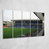 Blackburn Rovers Stadium Canvas Prints Ewood Park Wall Art Football,Multi Panels B,Sport Stadium Art Prints, Fan Gift