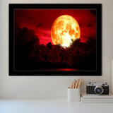 Blood Moon Framed Art Prints Wall Decor - Painting Prints, Framed Picture