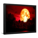 Blood Moon Framed Art Prints Wall Decor - Painting Prints, Framed Picture