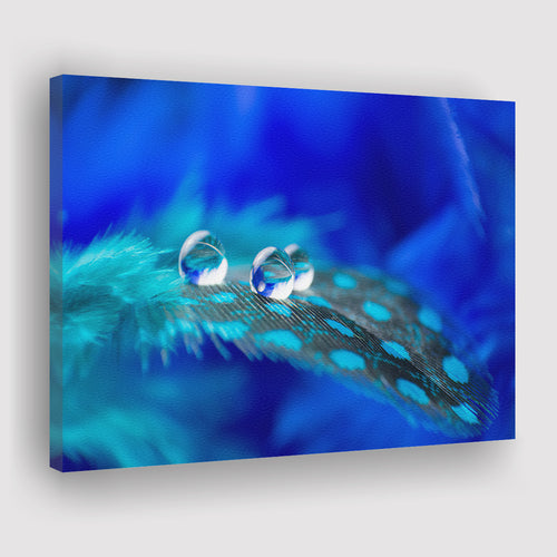 Blue Abstract Water Drop Canvas Prints Wall Art - Canvas Painting, Painting Art, Prints for Sale, Wall Decor, Home Decor