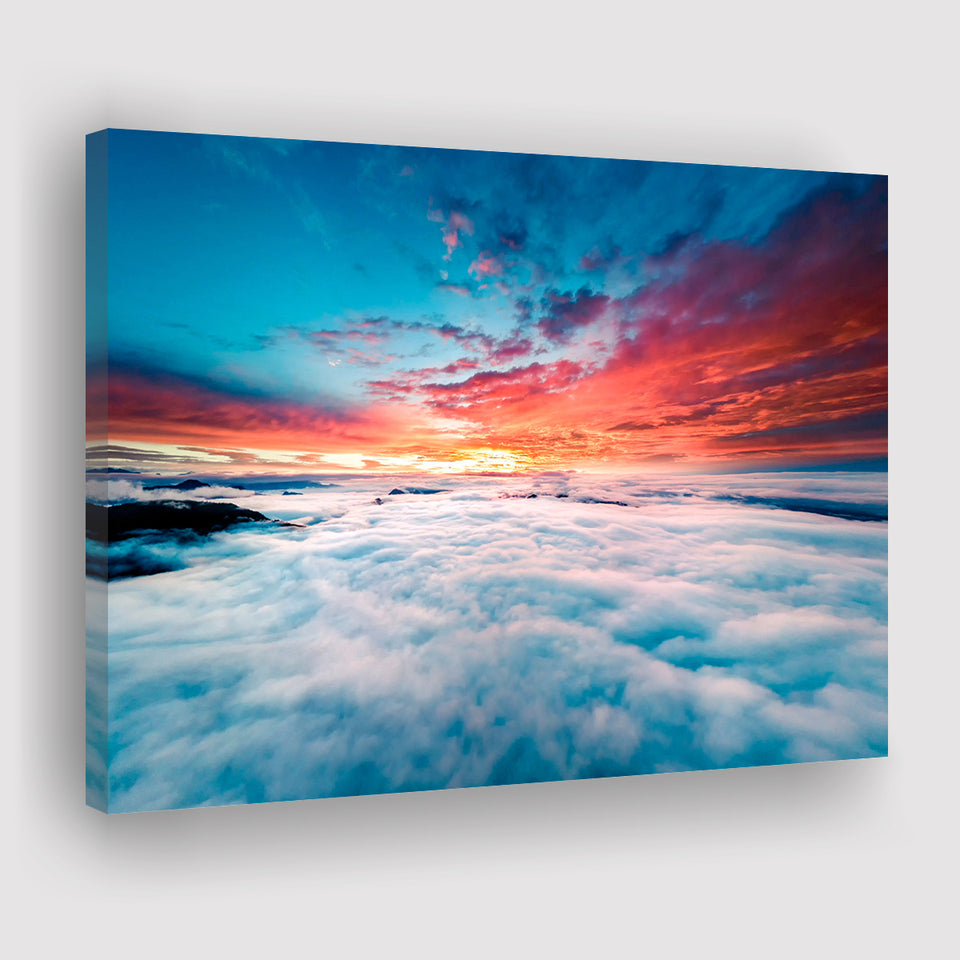 Blue Cloud Canvas Prints Wall Art Decor - Painting Canvas,Home Decor, Ready to Hang