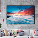 Blue Cloud Framed Art Prints Wall Art Decor, Framed Picture, Home Decor