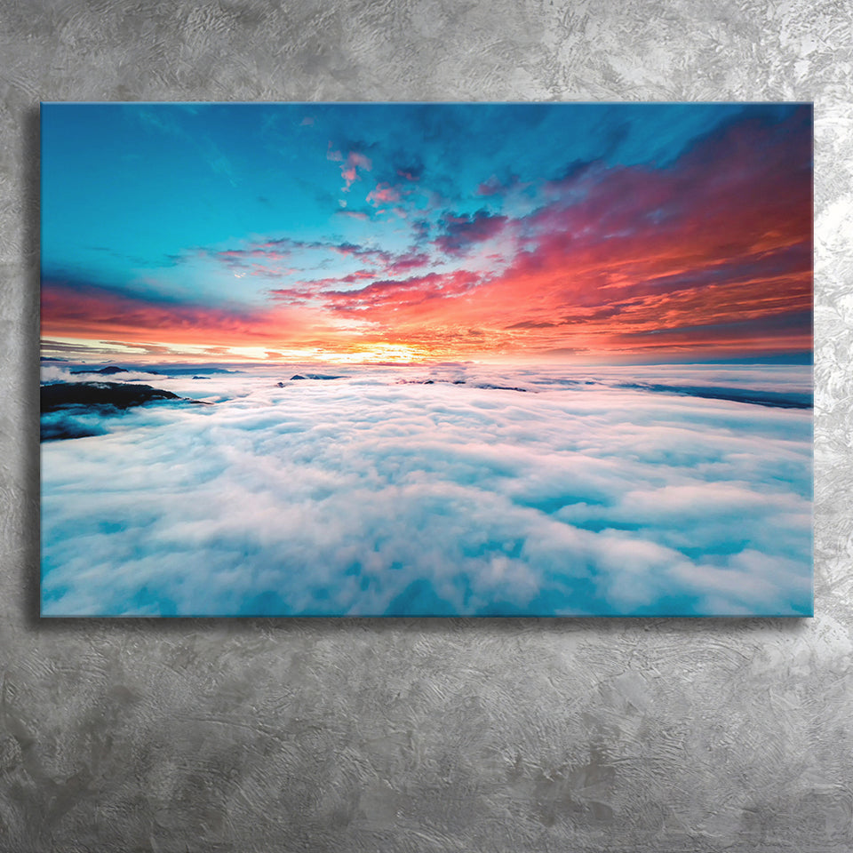 Blue Cloud Canvas Prints Wall Art Decor - Painting Canvas,Home Decor, Ready to Hang