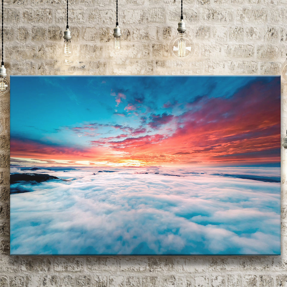 Blue Cloud Canvas Prints Wall Art Decor - Painting Canvas,Home Decor, Ready to Hang