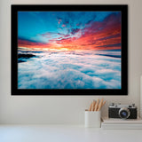 Blue Cloud Framed Art Prints Wall Art Decor, Framed Picture, Home Decor