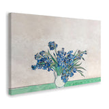 Blue Lilies In A Vase Vincent Van Gogh Canvas Wall Art - Canvas Prints, Prints for Sale, Canvas Painting, Canvas On Sale